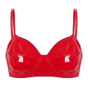 Shiny Bra Top Accent